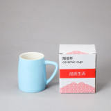 promotional use custom mug logo printed ceramic mug tea cup 435ml