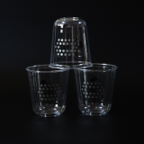 Custom LOGO Printed Clear 500ml Disposable Plastic U Shape PET Juice Boba Milk Bubble Tea Cup With lids