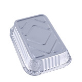 Wholesale Cheap Rectangular Foil Trays Disposable Aluminum Foil Food Container Cake Pans With Lids For Sale