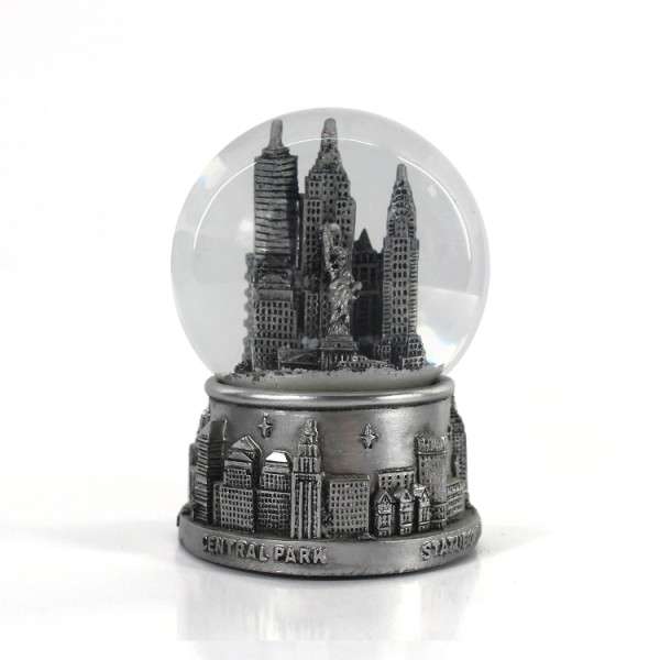 Unique landscape Central Park snow globe