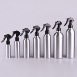 aluminium bottle High Quality Screen printing  10ml 60ml 80ml aluminum aluminum bottle for shampoo with trigger sprayer