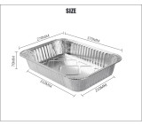 4700ML Aluminum Foil Chicken Container Foil Roaster Pan Disposable Aluminium Foil Trays For Oven