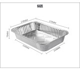 Large Disposable Laminated Aluminum Foil Food Container/Roasting Container