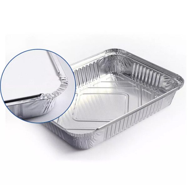 4700ML Aluminum Foil Chicken Container Foil Roaster Pan Disposable Aluminium Foil Trays For Oven