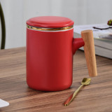 stock ceramic mug cups and mugs coffee coffee cup  with tea infuser