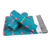 Custom Logo Printed Tear Proof Three Layers Plastic Mailing Waterproof Shipping Postal Bags Flamingo Designer Poly Mailer