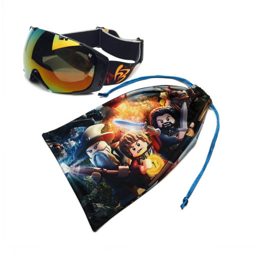 Custom Microfiber Sports Goggles Pouch With Logo