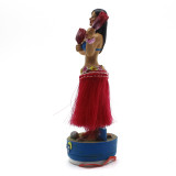 Featuring beach hula girl resin bobble head souvenir
