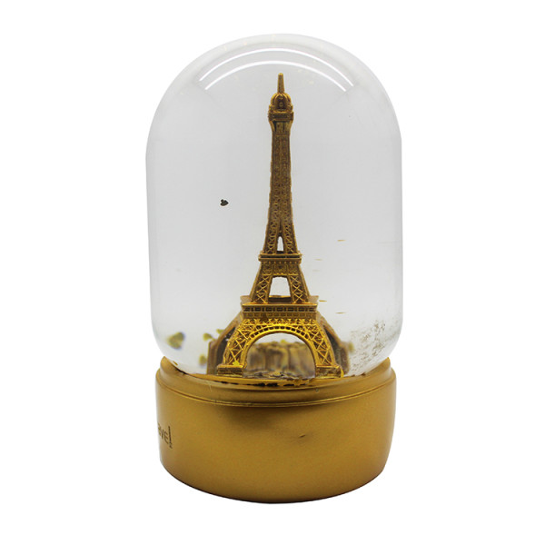 Eiffel tower souvenir large snow globe paris