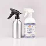 matte 750ml aluminium bottle with trigger 100ml aluminum lotion pump bottle with bamboo pump