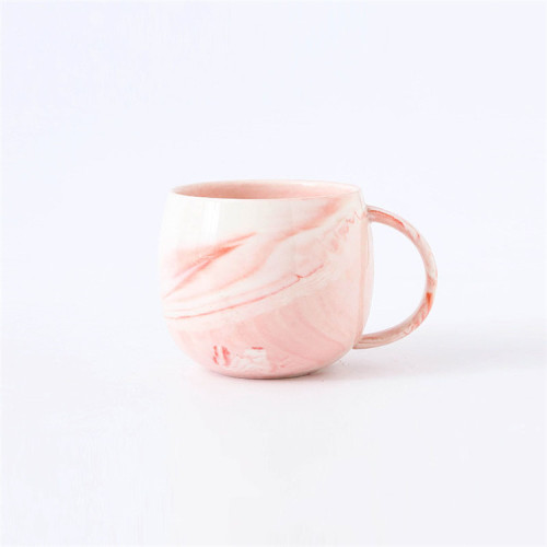 Custom marble ceramic coffee cup private label print ceramic mug