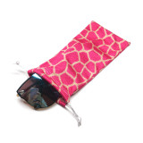 Custom Print Microfiber Glasses Sunglasses Case Soft Sunglasses Pouch