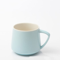 Food grade 400ml porcelain cold and hot coffee cup Handgrip Ceramic coffee mug