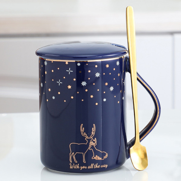 New arrival wholesale porcelain mugs custom ceramic mug cup mug gift set 350ml