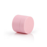 Suppliers 15ml 1/2 oz empty eye gel mini pet containers small round pink colored face cream plastic jars with caps