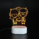 Sensor unique 3d usb color charger with led  Electric  kids night light