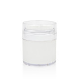 Luxury 15ml 30ml 50ml airless lotion cream acrylic jar plastic cosmetic packaging for hair face cream with lotion pump