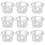 food takeaway salad dressing 2oz PP plastic disposable clear cups sauce container plastic with portion lids