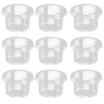 food takeaway salad dressing 2oz PP plastic disposable clear cups sauce container plastic with portion lids