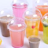 Eco friendly transparent plastic cup disposable plastic bubble tea cup plastic juice cup