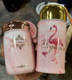 Hot sale Wedding gift mug coffee mug marble mug with gold lid