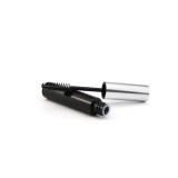 Custom 4ml 6g 8 gram 1/2 oz plastic cylinder pink black mascara packing tube makeup eyeliner container with wand