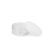 Jiaxing bulk transparent 80g 100g 5oz 200g 250g empty plastic containers 4oz 300g candle cookie storage jars with screw top