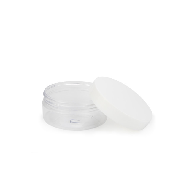 Jiaxing bulk transparent 80g 100g 5oz 200g 250g empty plastic containers 4oz 300g candle cookie storage jars with screw top