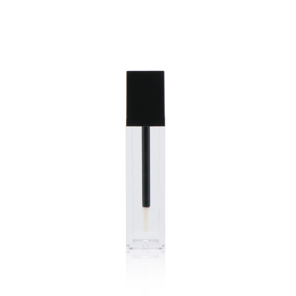 10ml 15ml 30ml lip stain lip gloss lipstick lip glaze transparent plastic bottle with brush and cap