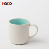 Hot Sale ceramic cute coffee mug with inner colored