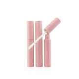 High quality 4ml 7ml 9 g empty small red lip gloss liquid plastic tubes with wand brush for cosmetics