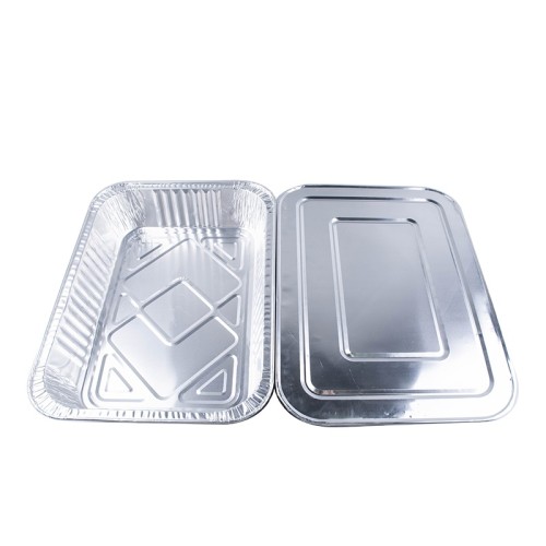 Large Disposable Laminated Aluminum Foil Food Container/Roasting Container