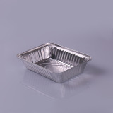 Manufacturer Direct Sale 1000ml Rectangular Food Packing Foil Size Aluminum Foil Tray BBQ 2lb Loaf Pan