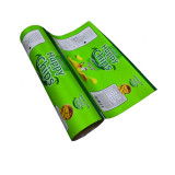 Custom printed PET/VMPET/PE lamianted food packaging roll plastic film for popcorn chips automatic packing