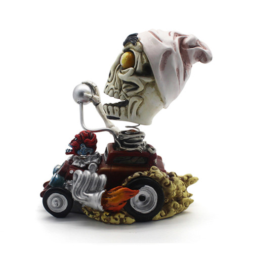 Features easter themed skull corpse bobble head
