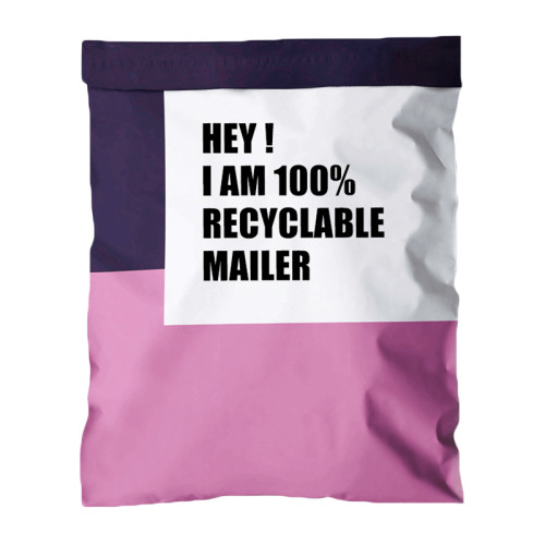 Custom Mailing Bag Wholesale Recycled Mailers Black  Poly Courier Bag Mailing Bags