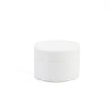 BPA Free 50g 80g 8 Ounce Empty White Plastic Container Round Cosmetic Lotion Cream Jars For Body Gel With Screw On Lids