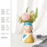 Cartoon Succulent Plant Pot Cactus Plant Flower Pot Container Planter Cute Cartoon Design Plant Holder With Drain Hole