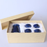 Custom Logo Wooden Gift Box Wine Glass Bottle Ceramic Tea Cups Sets Porcelain Japanese Sake Set