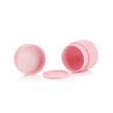 Suppliers 15ml 1/2 oz empty eye gel mini pet containers small round pink colored face cream plastic jars with caps