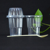 Disposable Plastic Dessert Cup  Pla PP Pet Ice Cream Sundae Cups