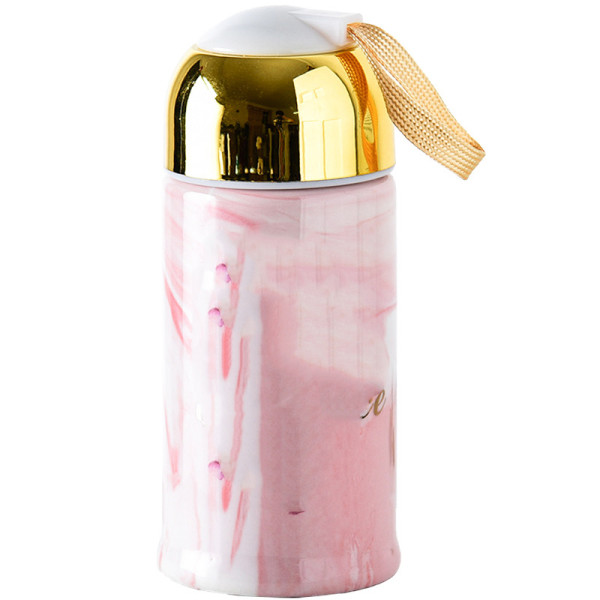 Hot sale Wedding gift mug coffee mug marble mug with gold lid