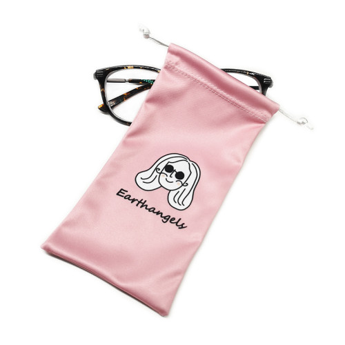 Customized Logo Printed Microfiber Packing  Bag Pouch for Eyewear