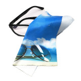 Custom Heat Transfer Printed Microfiber Cleaning Cloth for Eyeglasses
