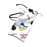 Custom Logo Print Microfiber Glasses Soft  Pouch
