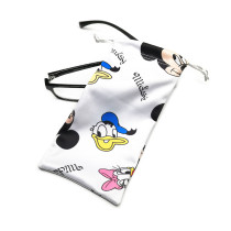 Custom Logo Print Microfiber Glasses Soft  Pouch