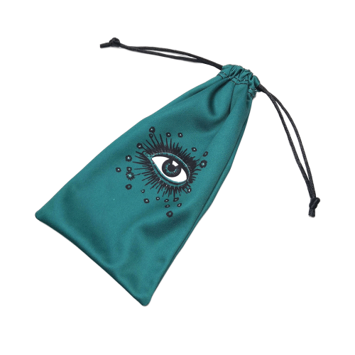 Custom Heat Transfer Printed Microfiber Soft Drawstrings Sunglasses Bags Pouches
