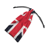 Custom Sublimation Microfiber Sunglasses Bags Pouches with Double Drawstrings