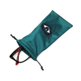 Custom Heat Transfer Printed Microfiber Soft Drawstrings Sunglasses Bags Pouches
