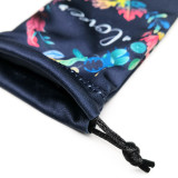 Factory Wholesale Custom Logo Microfiber glasses drawstring Bag